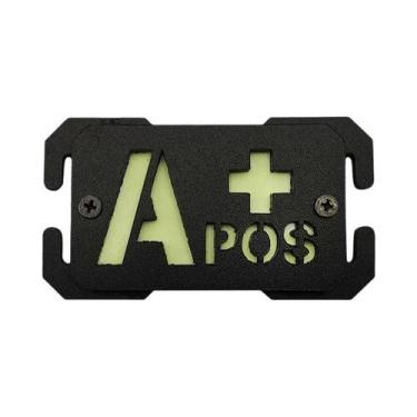 Imagem de Patch Tático Olhos De Gato Brilha No Escuro Tipo Sangue Radiação Nucle