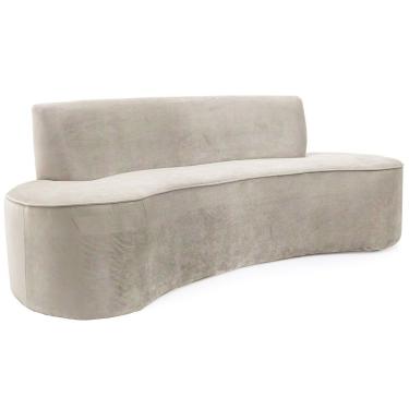 Imagem de Sofá 02 Lugares 150cm Mônaco Veludo Perfectly Pale - Nexta Casa