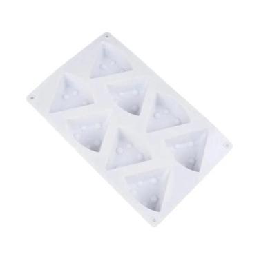 Imagem de Molde De Silicone Em Forma De Queijo Com 8 Cavidades, Molde Antiaderen