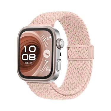 Imagem de Pulseira De Nylon Trançada Ajustável Para Huawei Watch Fit 3/4/4 Pro, 