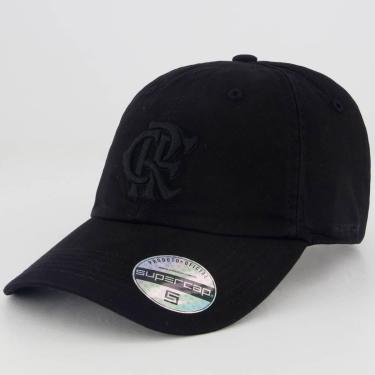 Imagem de Boné Flamengo Zico 6 Gomos Preto-Unissex