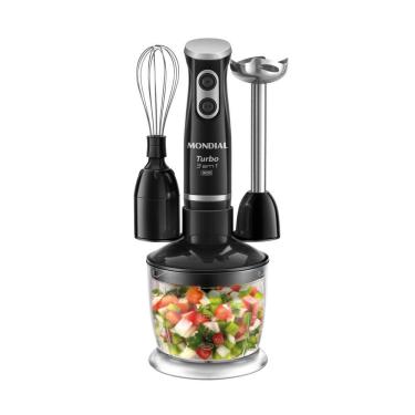 Imagem de Mixer Turbo 3 em 1 Mondial Preto/Inox 500W - M-18-BI
