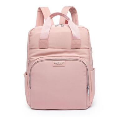 Imagem de Mochila Multifuncional Feminina Viagem Usb Guelph, ROSA, U