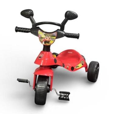 Imagem de Triciclo Velotrol Baby Infantil Com Adesivos e Pedal Biemme, Jujuaninh