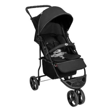 Imagem de Carrinho de Bebê Horus II Preto com Cinza - Tutti Baby