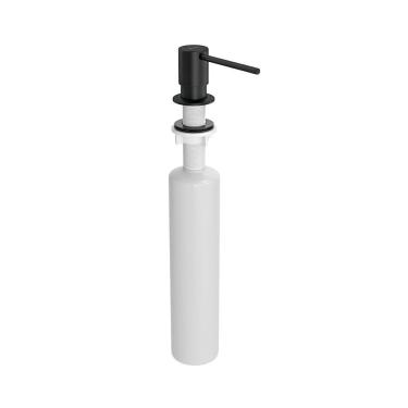 Imagem de Dosador de Sabão Decamatic AC.500.DISP.BLMT Black Matte com Recipiente Plástico Deca