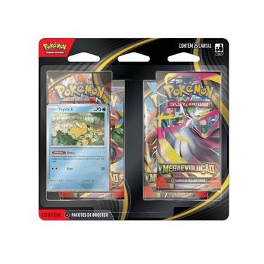 Imagem de Cartas Pokémon Mega Evolução com 25 Cards - Copag  - Psyduck