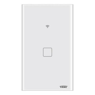 Imagem de Tomada Inteligente Touch Wi-fi 1 Tecla Branco 4x2 Fame Branco