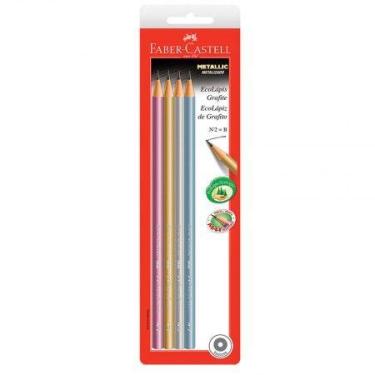 Imagem de Lápis preto Max Metallic SM/1210MET com 4 unidades - Faber-Castell