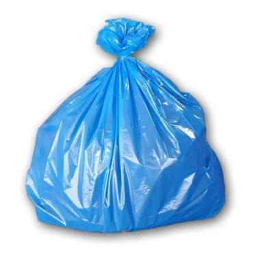 Imagem de Saco De Lixo 100 Litros Reforçado P4 - 150 Unidades Cor Azul (pacote 4