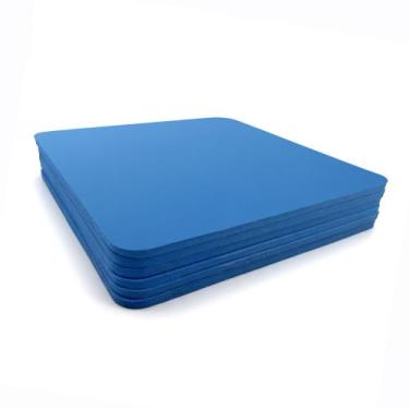 Imagem de Mouse Pad Office de EVA - Quadrado - 20cm x 20cm - Kit com 6 - - Selle