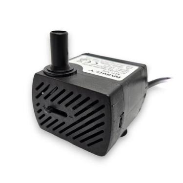 Imagem de Motor Bomba Submersa 280L h 4W Bivolt Bombinha para Fonte de Água Aquá