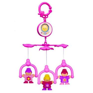 Imagem de Móbile Musical Bonequinha 2 em 1 para Berço e Carrinho - Kitstar - Kit