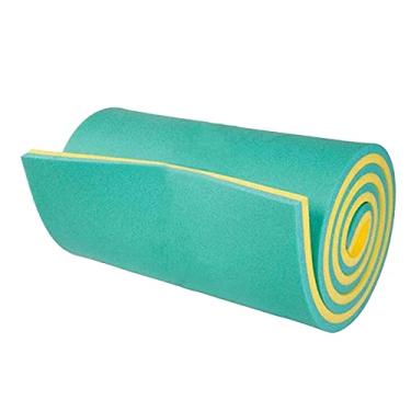 Imagem de Newmind Colchão flutuante de espuma para piscina não afundável tapete de natação para lago infantil de alta densidade, camada dupla, almofada flutuante para banhos de sol, almofada de derrapagem - verde
