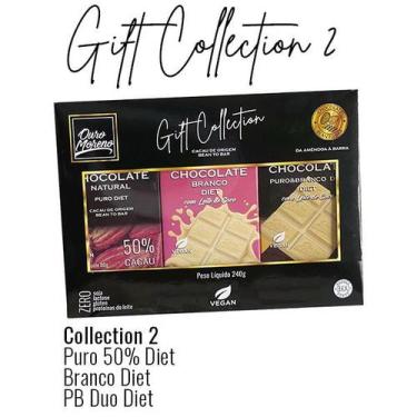 Imagem de Gift Collection 2 - Chocolate 50% Cacau Puro Diet, Branco Diet E Duo P