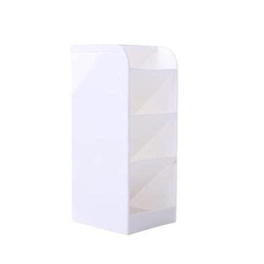 Imagem de Organizador de mesa para canetas, suporte de pincel, suporte de lápis de mesa para materiais escolares, artigos de papelaria Kawaii e caixa de armazenamento de maquiagem de escritório
