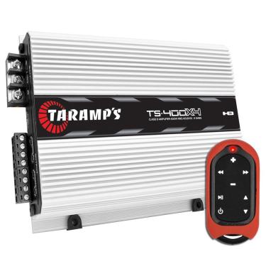 Imagem de Módulo Amplificador Taramps Ts 400x4 4 Canais 400 W Rms 2 Ohms + Controle Tic 3000