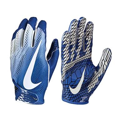 Imagem de Luva de futebol americano Nike - Malha Vapor 2.0 (azul-royal/branco/branco, grande)