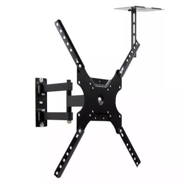 Imagem de Kit Suporte Tv Articulado 32 40 42 50 55 Lcd Led e Prateleira