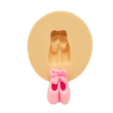 Imagem de Molde De Silicone Mini Sapatilha De Bailarina, Ballet