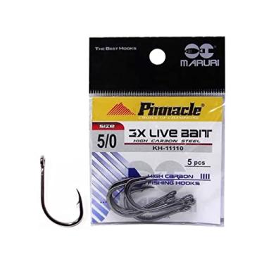 Imagem de Anzol de Pesca Maruri Pinnacle 3X Live Bait Aço Carbono N° 5/0