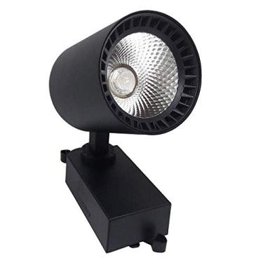 Imagem de Spot Para Trilho Eletrificado 10w Preto Branco Quente