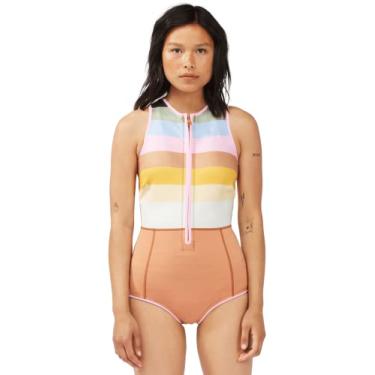 Imagem de Billabong Womens Sol Sista Shorty 1mm Springsuit - Paradise Stripe | 4