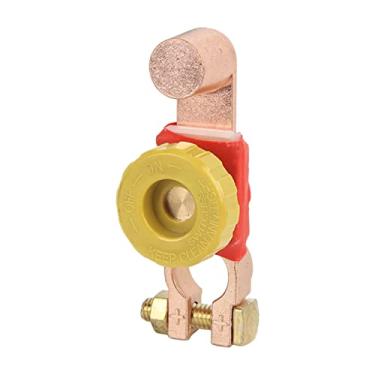 Imagem de Poste superior Interruptor de desconexão positivo bateria丨 Interruptor principal de corte de bateria de carro丨6V 12V 24V Interruptor de desconexão de bateria de corte de energia Conector de