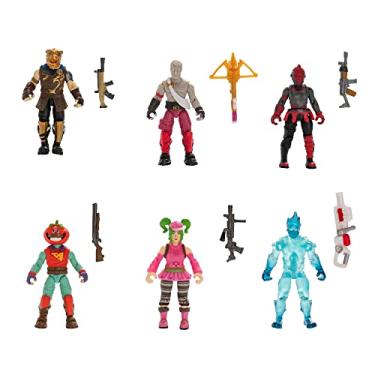 Imagem de Fortnite Micro Legendary Series Pacote com 6 bonecos altamente detalhados de 6,35 cm com armas