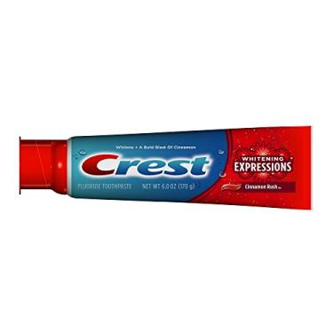 Imagem de Crest Complete Multi-Benefício Whitening Expressions Pasta de Dentes Sabor Canela Rush, 170 g, (pacote com 6)