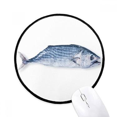 Imagem de Ocean Fish Fresh Blue Pequeno Mouse Pad Desktop Office Tapete Redondo para Computador