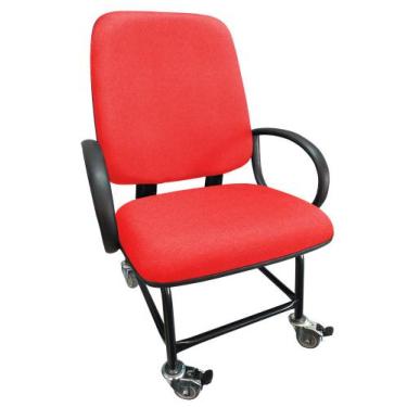 Imagem de Cadeira Para Obeso Giratória Plus Size Maxx Reforçada Até 180 Kg Rodin