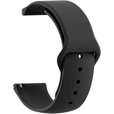 Imagem de Pulseira NSmart compatível com Garmin Forerunner 245 645 Music/Vivomove/Vivomove HR and Active 3 (Preta tipo apple)