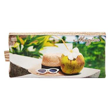 Imagem de Necessaire Praia Feminina Chapéu e Coco, Magicc