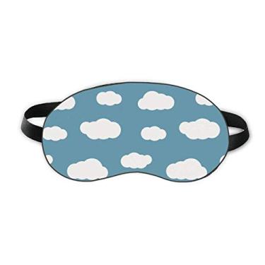 Imagem de White Cloud Blue Sky Weather Sleep Eye Shield Soft Night Vlindfold Shade Cover