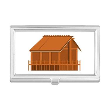 Imagem de Carteira tradicional japonesa Edo com porta-cartões de visita