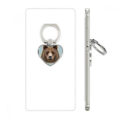 Imagem de Suporte de anel de celular gigante marrom urso animal suporte universal