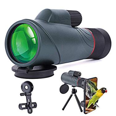 Imagem de Telescópio monocular, zoom 10-20x50, portátil HD de alta potência à prova d'água, para observação de pássaros, passeios turísticos, caminhadasCampismo e presentes para shows de viagens