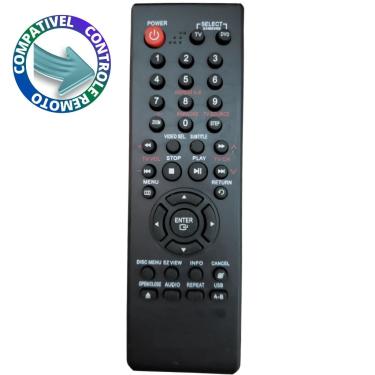 Imagem de Controle Compatível DVD e TV Samsung DVP380 Ak5900072 C01060