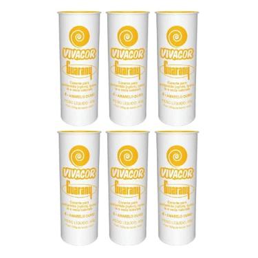 Imagem de Tinta Tecido Corante Roupas Vivacor Guarany 6u Amarelo Ouro