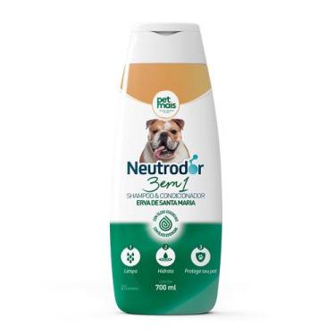 Imagem de Shampoo Cães Petmais 3 Em 1 Erva De Santa Maria Neutrodor - 700ml