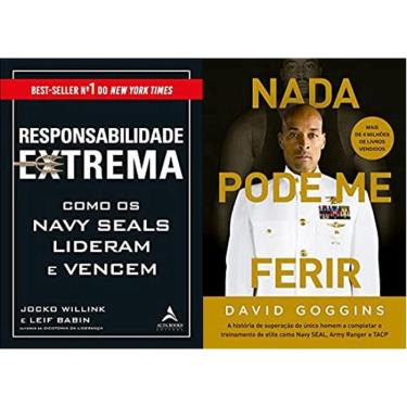 Imagem de Kit 2 Livros Nada Pode Me Ferir + Responsabilidade Extrema: Como Os Navy Seals Lideram E Vencem