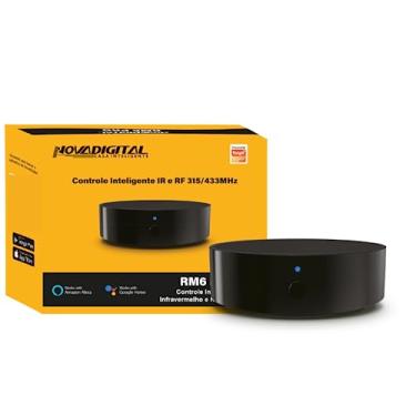 Imagem de Smart Controle Remoto Universal Wifi IR Rf315 RF433mhz Alexa Rm6 Pro