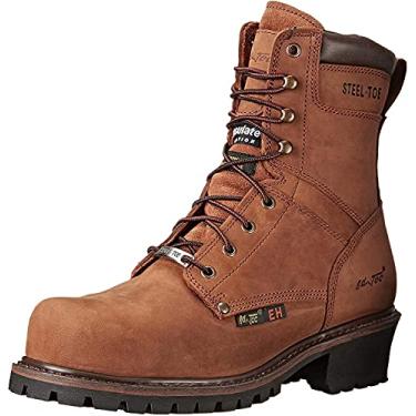 Imagem de Bota masculina AdiTec de 23 cm com bico de aço, super antiderrapante