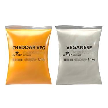Imagem de COMBO MOLHOS CHEDDAR VEGANO 1,1KG E MAIONESE VEGANESE 1,1KG JUNIOR