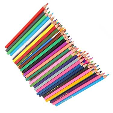 Imagem de Lápis de Desenho, Lápis de Cor Com Brilho Vívido e Pincel para Escola (48 cores)