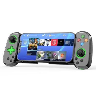 GameSir Controle de jogos sem fio T4 Pro para Windows 7 8 10  PC/iPhone/Android/Switch, Joystick de gamepad de celular Bluetooth Dual  Shock USB para jogos Apple Arcade MFi, retroiluminação de LED  semitransparente 