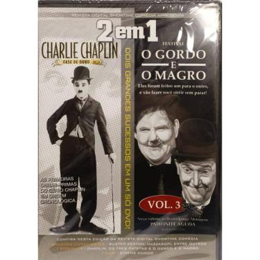 Imagem de Dvd - Charlie Chaplin e O Gordo e o Magro 2 em 1 vol 3