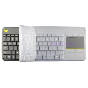 Imagem de Tampa do teclado para Logitech K400 Plus para Logi K400  Protetor de Proteção Sem Fio Skin Case