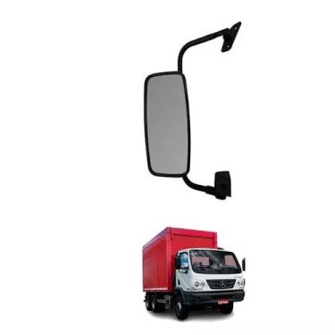 Imagem de ESPELHO RETROVISOR ESQ CONVEXO COMPLETO mb BENZ ACCELO 1016 1316 715C 815 915C ACCELO II MODELO ECONOMICO